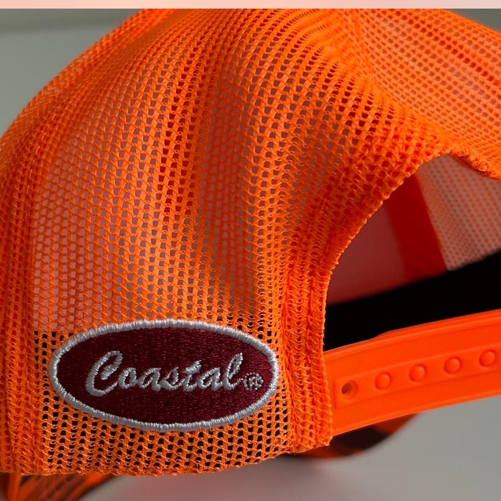 Coastal Orange Mesh Trucker Hat